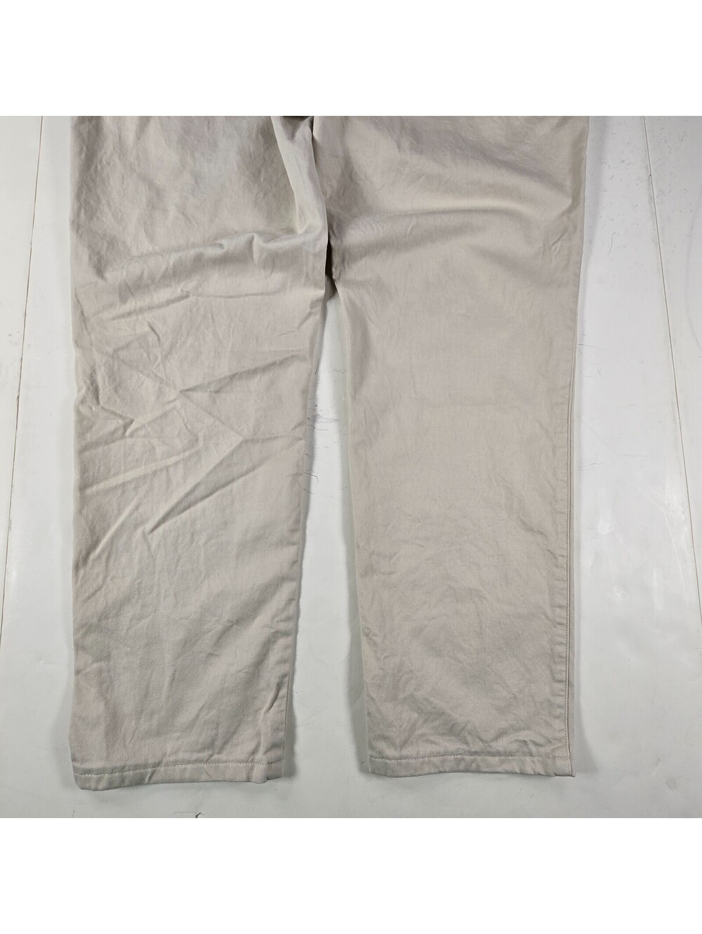 Peter Millar Pant Mens 36x27 Beige Pima Cotton Straight Chino - Picture 5 of 9